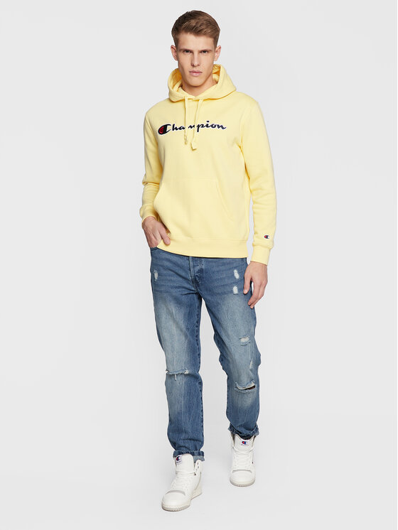 Champion sweater gelb jeans clearance