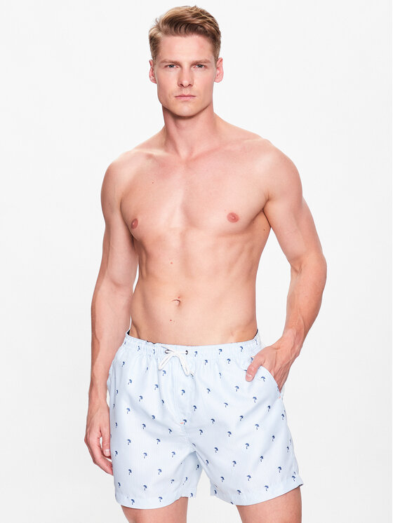 Brave Soul Brave Soul Kopalne hlače MSRT-CAPRI Bela Regular Fit