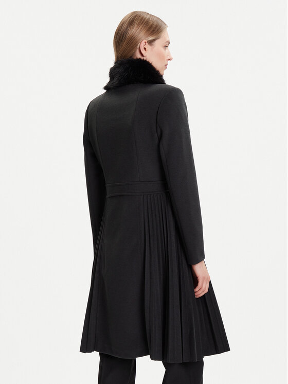 Rinascimento Rinascimento Palton CFC0125794003 Negru Regular Fit