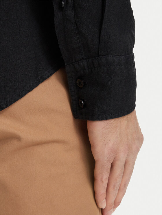 BOSS BOSS Marškiniai Relegant 50567579 Juoda Regular Fit