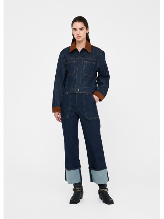 Liu Jo Liu Jo Giacca di jeans UF5084DS07377000 Celeste Regular Fit