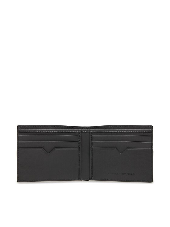 Tommy Hilfiger Tommy Hilfiger Duży Portfel Męski Th Monogram Mini Cc Wallet AM0AM11849 Czarny