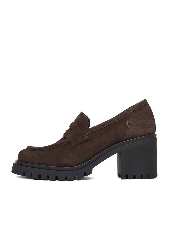 Badura Badura Loafersy GATE-25820LM Tmavě hnědá