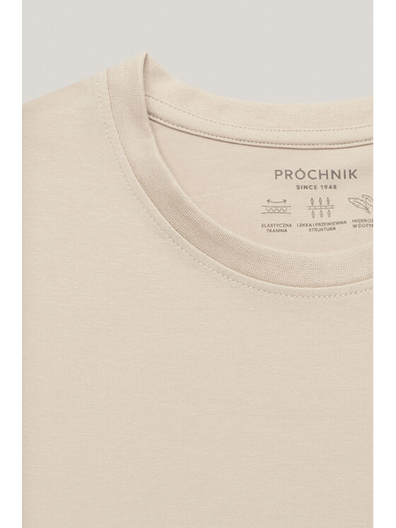 Próchnik Próchnik T-Shirt PM10 TS073226000007 Beżowy Regular Fit