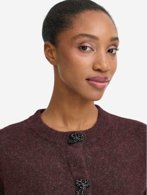 b.young b.young Cardigan Byomea decocardigan Bordeaux Regular Fit