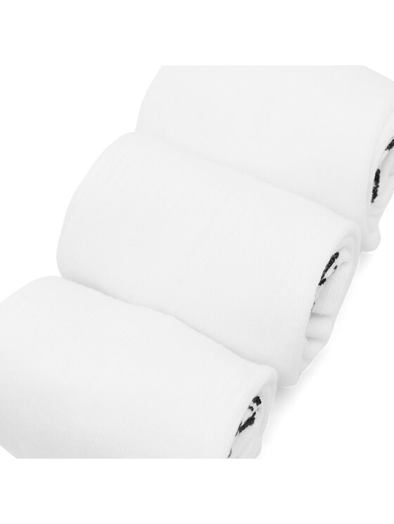 Reebok Reebok 3 pár uniszex hosszú szárú zokni R0427-SS24 (3-pack) Fehér