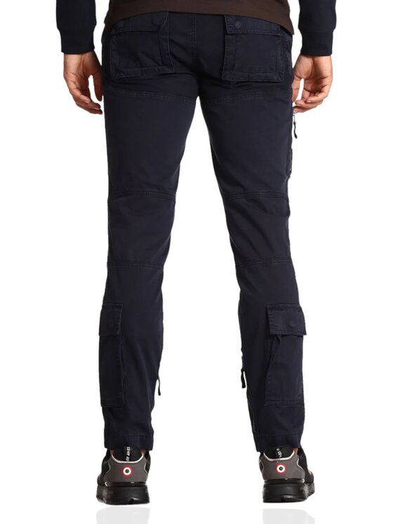 Aeronautica Militare Aeronautica Militare Pantaloni di tessuto Anti-G Blu scuro Regular Fit