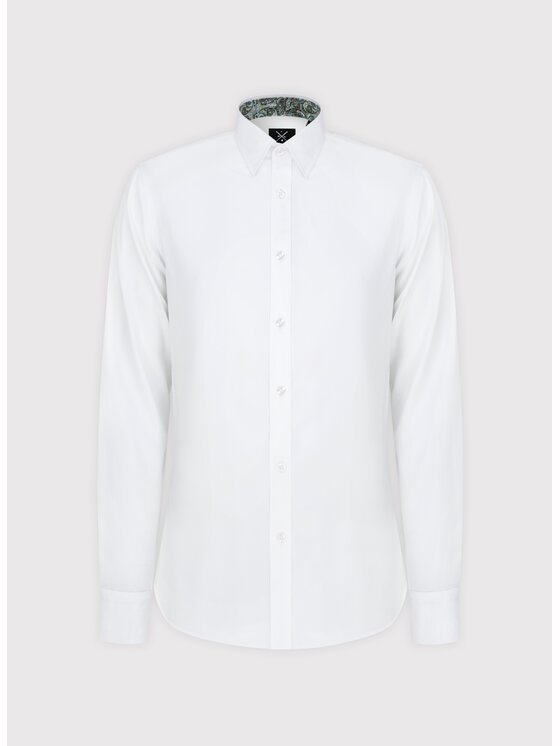 Pako Lorente Pako Lorente Koszula P24WF-1X-021 Biały Slim Fit