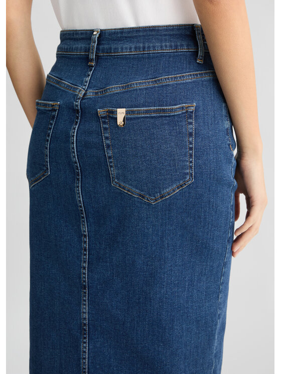 Liu Jo Liu Jo Spódnica jeansowa UA5134D4448788 Niebieski Regular Fit