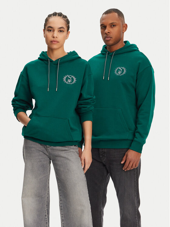 Puma Puma Bluză Unisex Harry Potter 630093 Verde Relaxed Fit