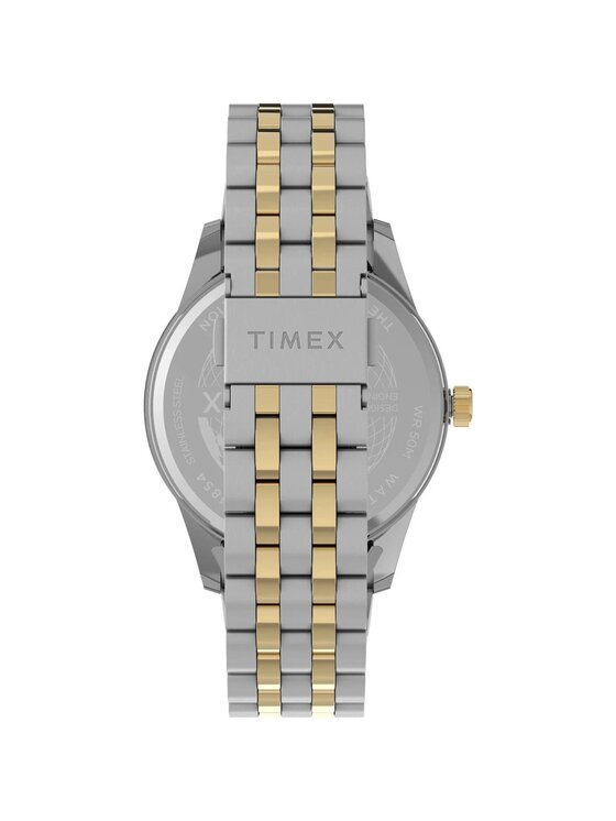 Timex Timex Zegarek TW2Y21400 Srebrny