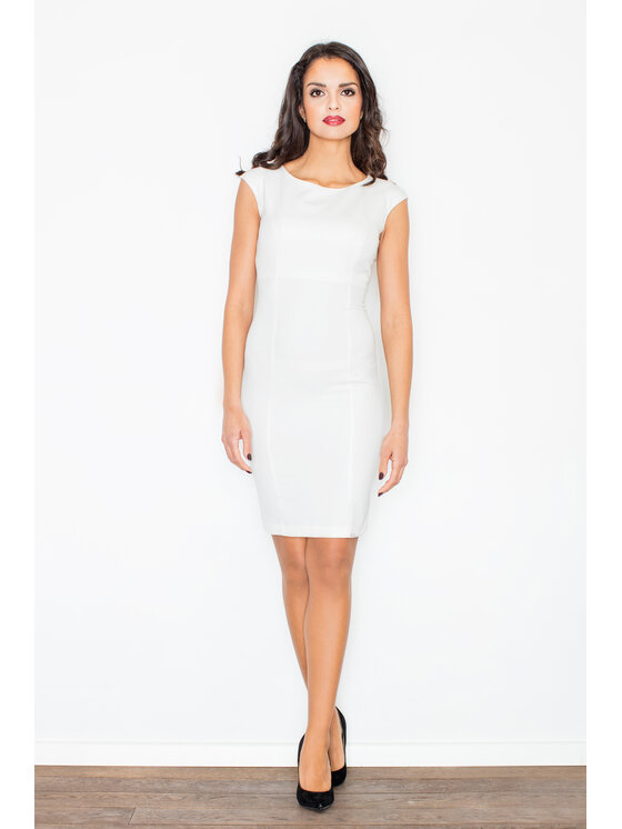 FIGL FIGLFIGL Vestito M378 Écru Regular Fit