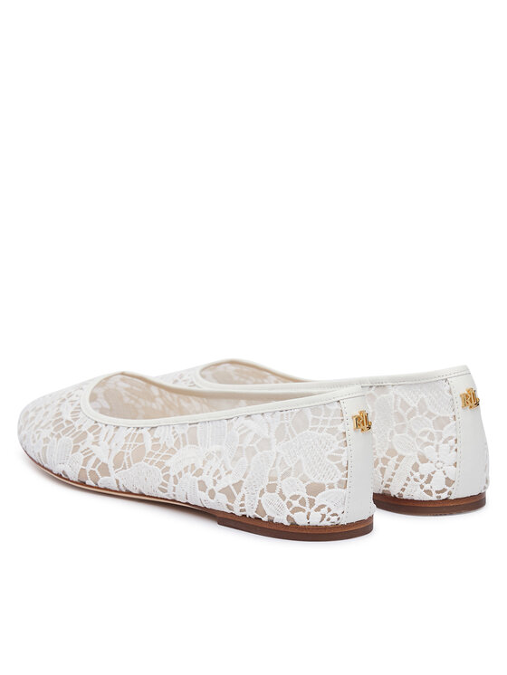 LAUREN RALPH LAUREN LAUREN RALPH LAUREN Balerīnas 802P10533001 Balts