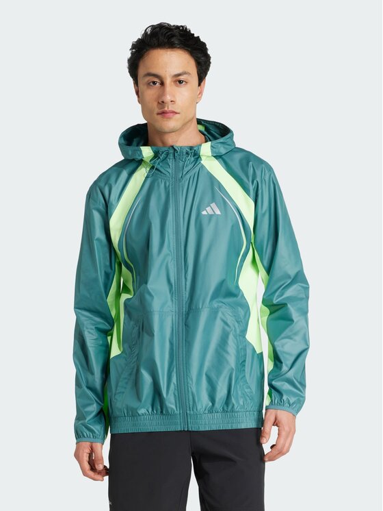 adidas adidas Kurtka przejściowa 152149 Zielony Slim Fit