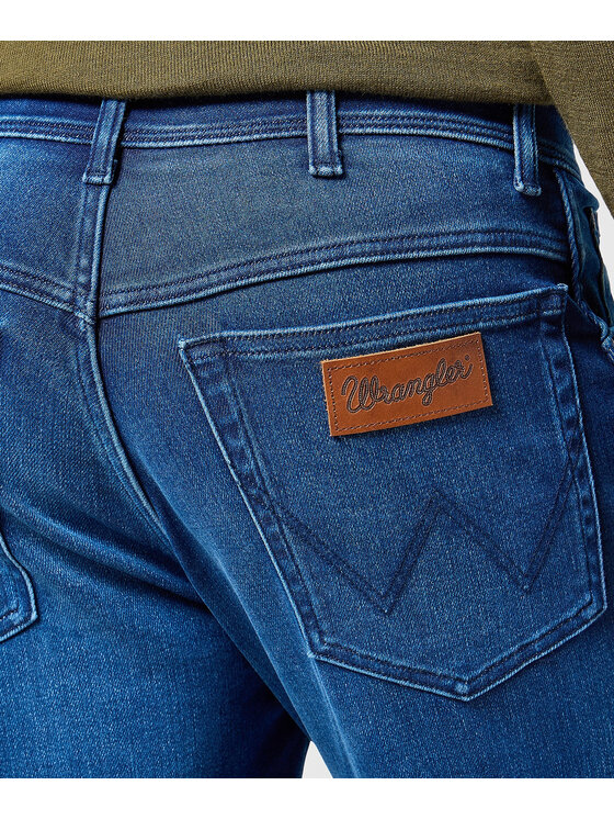Wrangler Wrangler Jeansy Texas 112358217 Granatowy Slim Fit