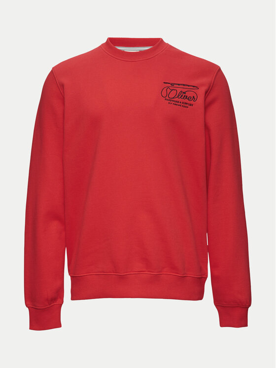 s.Oliver s.Oliver Суитшърт 2153489 Червен Regular Fit