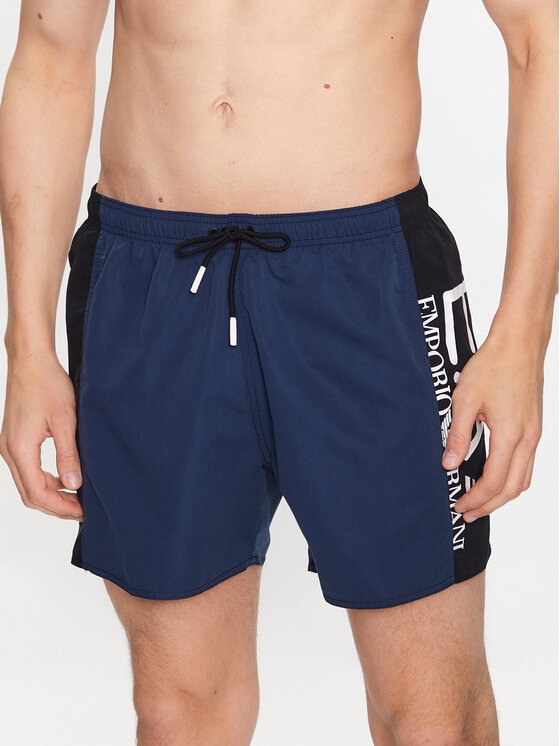 EA7 Emporio Armani Plavecké šortky 902000 3R728 06935 Tmavomodrá Regular Fit