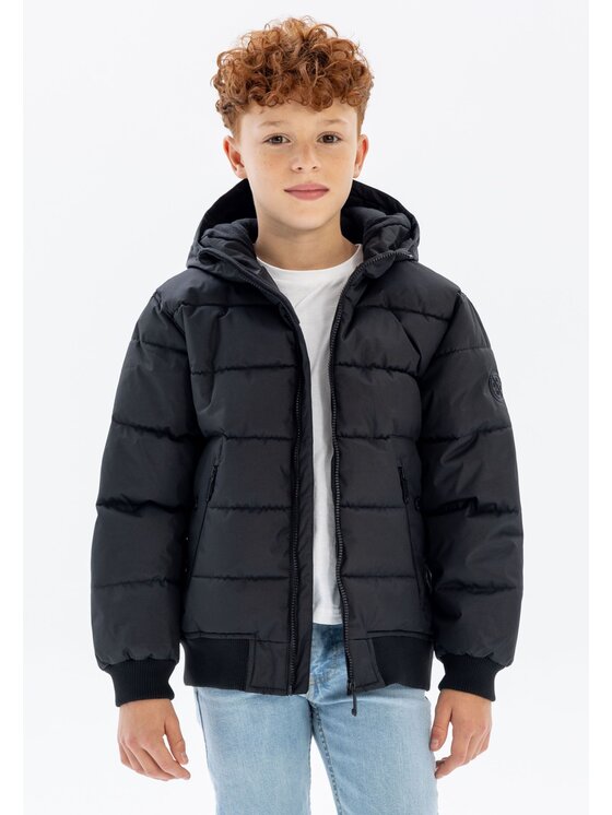 Kurtka zimowa minoti, Rozmiar 110/116, Czarny, 19coat76