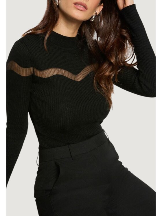 Morgan De Toi Morgan De Toi Maglione 252-MVAL Nero Casual Fit