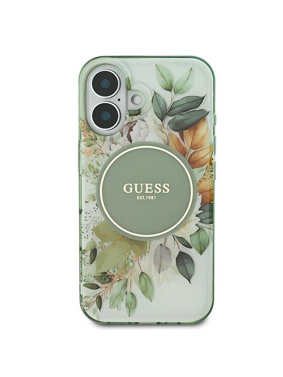 Guess Guess Etui na telefon Apple iPhone 16 Plus Zielony