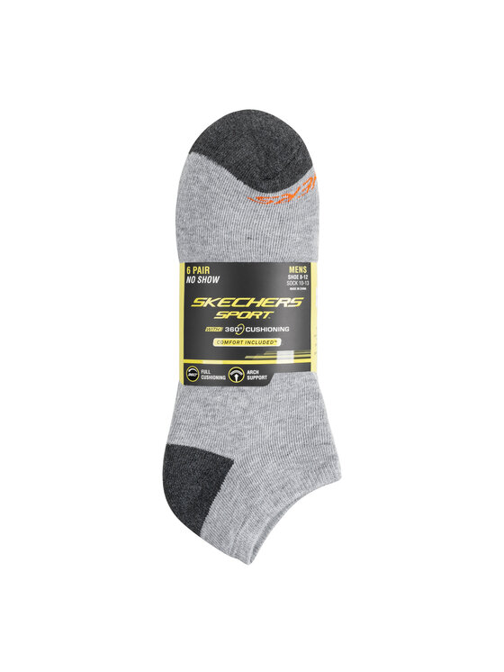 Skechers Skechers Skarpety krótkie S108262-GRY Szary
