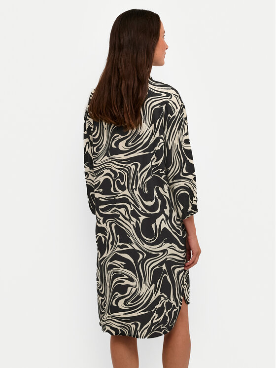 Kaffe Kaffe Φόρεμα πουκάμισο Carmen 10508329 Μαύρο Loose Fit