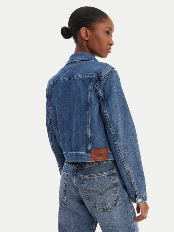 Calvin Klein Jeans Calvin Klein Jeans Džínsová bunda 90s LV047E629G Modrá Regular Fit