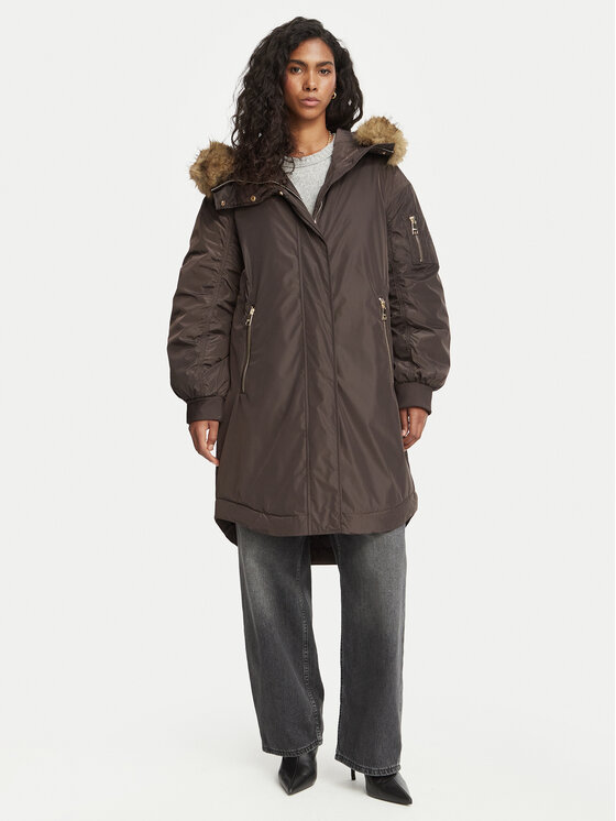 Liu Jo Liu Jo Kurtka zimowa WF6064 T714A Brązowy Regular Fit