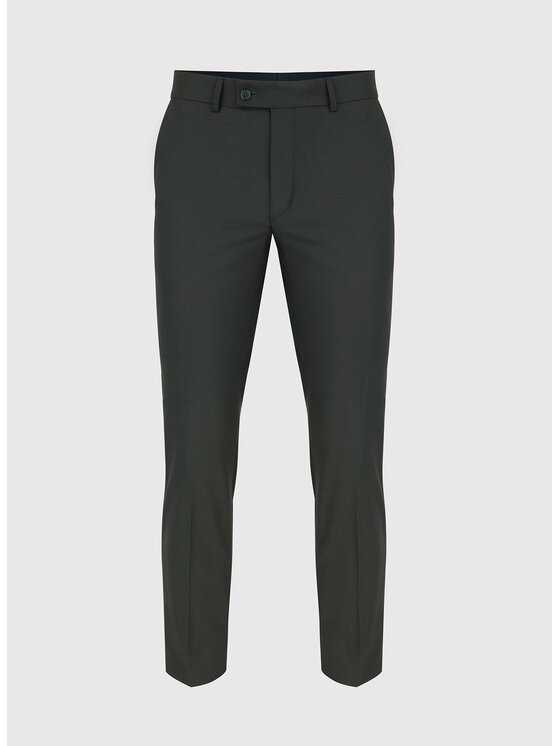 Pako Lorente Pako Lorente Spodnie garniturowe P22SF-6G-022 Zielony Slim Fit
