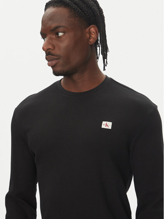 Calvin Klein Jeans Calvin Klein Jeans Džemper LV040EM217 Crna Regular Fit
