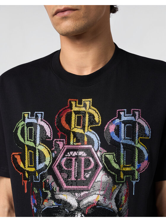 PHILIPP PLEIN PHILIPP PLEIN T-shirt 31098 Nero Regular Fit