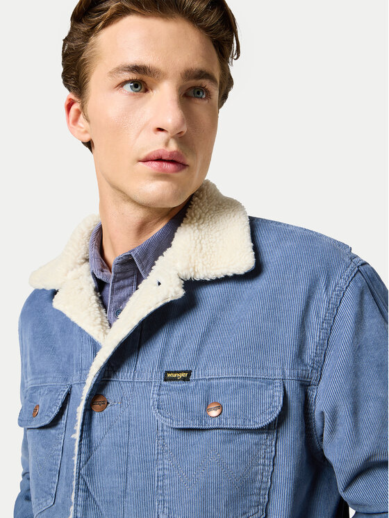 Wrangler Wrangler Τζιν μπουφάν 112357214 Μπλε Regular Fit