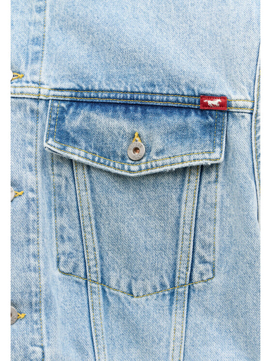 Mustang Mustang Gilet Florida Vest Blu Loose Fit