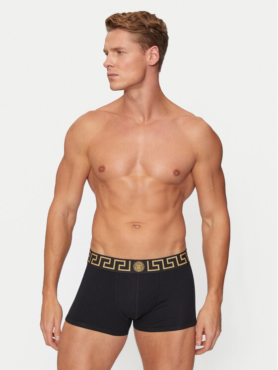 Versace Versace Σετ μποξεράκια 3 τμχ AU10326 1A10011 Μαύρο