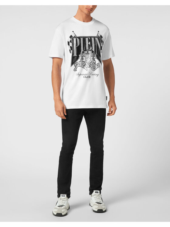 PHILIPP PLEIN PHILIPP PLEIN T-Shirt 21653 Biały Regular Fit