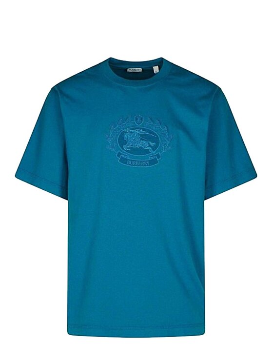 Burberry Burberry T-Shirt 8093597 Niebieski Regular Fit