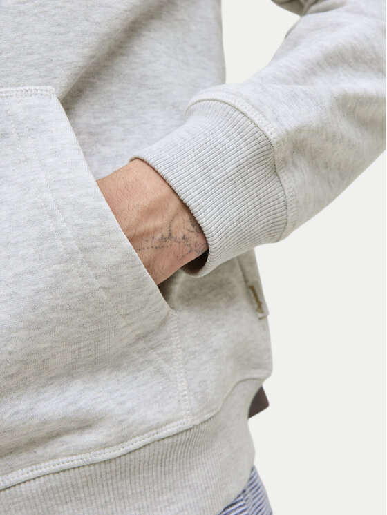 Jack & Jones Jack & Jones Džemperis ar kapuci Norrebro Emb 12282901 Pelēks Regular Fit