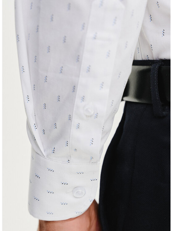 Pako Lorente Pako Lorente Koszula P25SF-1X-037 Biały Slim Fit