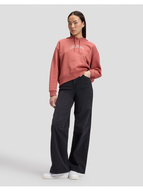 Lee Lee Jeansy STELLA Szary Wide Leg