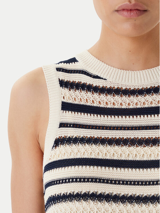 Tommy Hilfiger Tommy Hilfiger Трикотажна сукня WW0WW45649 Бежевий Slim Fit