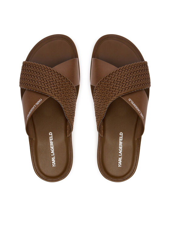 KARL LAGERFELD KARL LAGERFELD Natikače Kastor IV KL70214C Smeđa