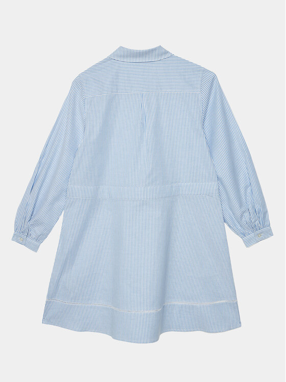 Tommy Hilfiger Tommy Hilfiger Košilové šaty Ithaca Stripe Shirt Dress KG0KG07699 Modrá Regular Fit