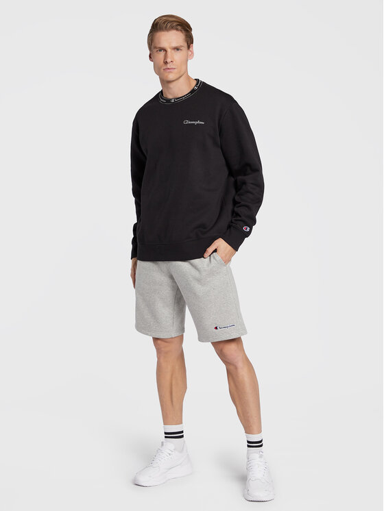 Felpa Rib 217870 Nero Regular Fit
