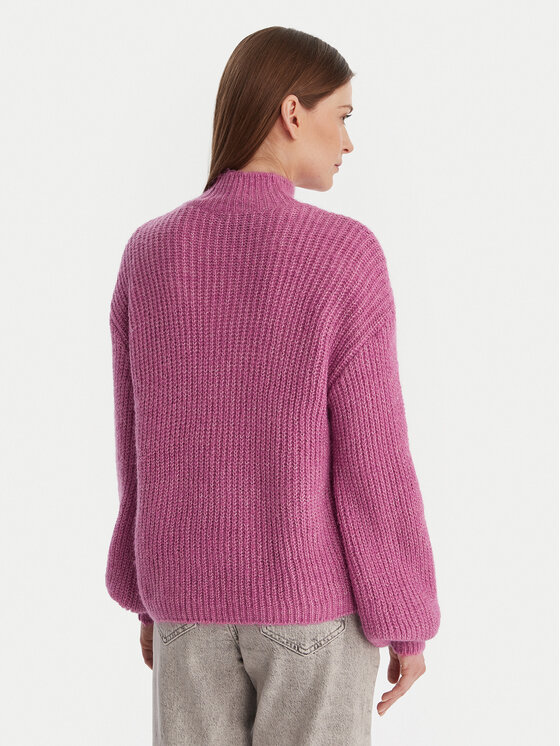 Vero Moda Sweter Ellie 10346753 Fioletowy Oversize