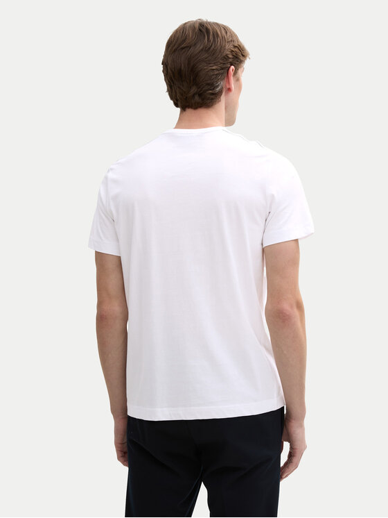 Tom Tailor Tom Tailor Marškinėliai 1045940 Balta Regular Fit