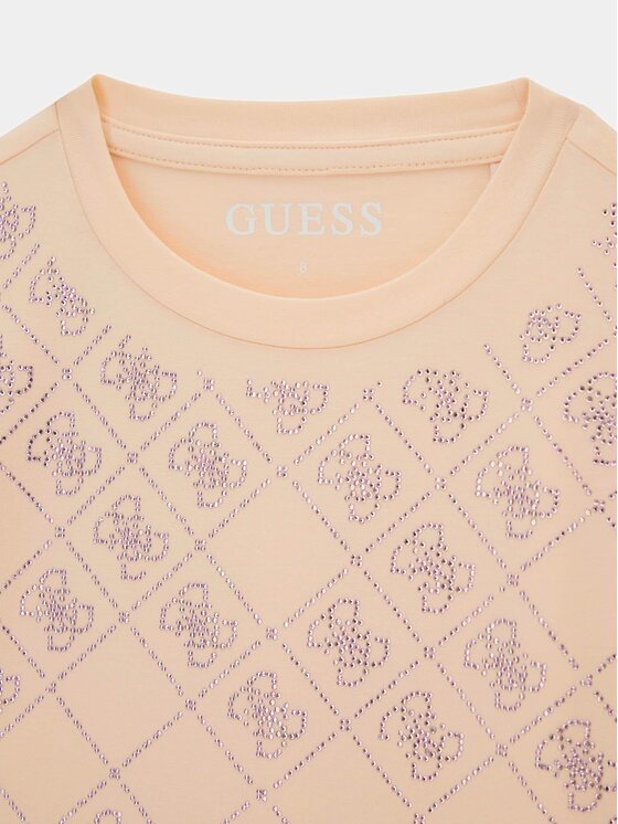 Guess Guess T-särk J6GI05 K6YW4 Heleoranž Boxy Fit