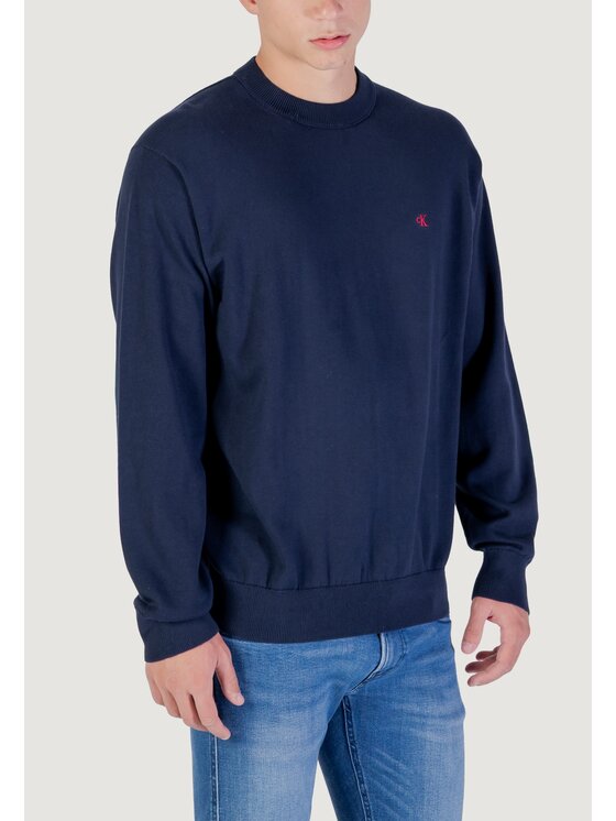 Calvin Klein Jeans Calvin Klein Jeans Maglione LS EZ COTTON CREWNK Blu To Fit