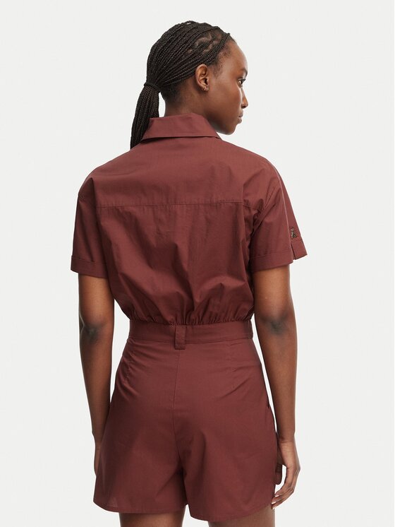 Patrizia Pepe Patrizia Pepe Kombinezon 2T0095/A9B9-B887 Tamno smeđa Regular Fit