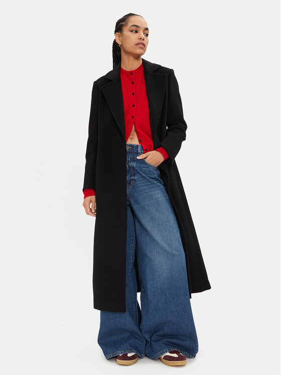 MAX&Co. MAX&Co. Cappotto di lana Longrun 2428016034200 Nero Regular Fit