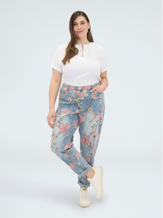 Fiorella Rubino Fiorella Rubino T-Shirt G09DL009112N011 Biały Regular Fit